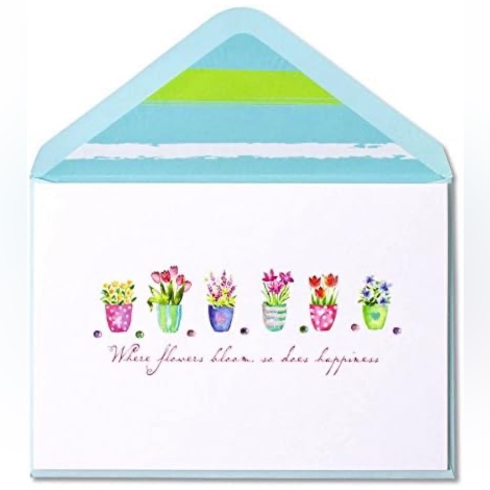 Papyrus Mother’s Day Card | Flowers Blooming in Unique Pots